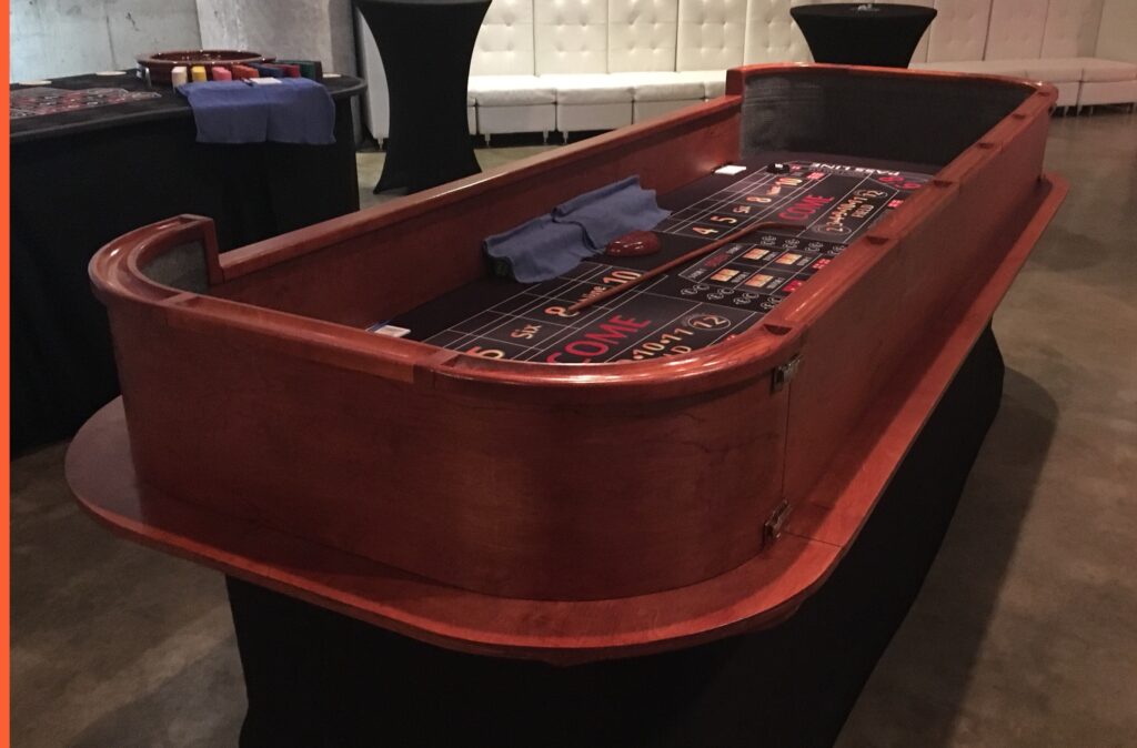 Casino craps table