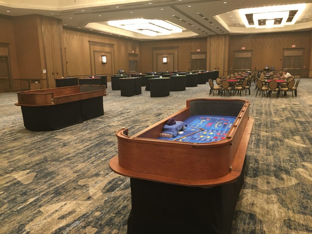 2 Casino craps table